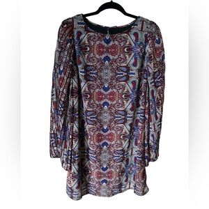 Fire Los Angeles Multicolor Paisley Dress size L